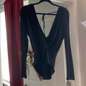 BCBGeneration Black Bodysuit